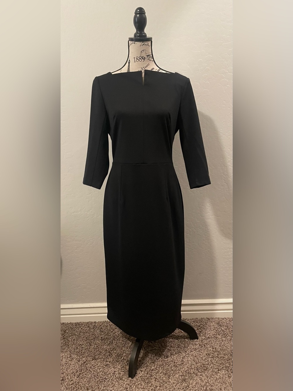 Classic Black Sheath Dress